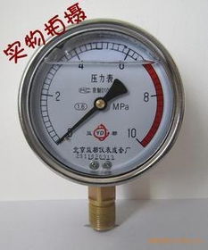 耐震壓力表 YN60專業生產，上海人民開關廠匠心制造